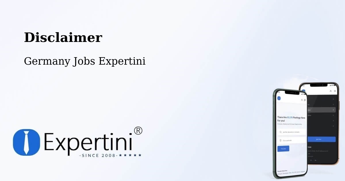 Disclaimer – Assamstadt - Germany Jobs Expertini